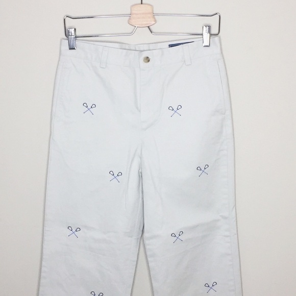 Vineyard Vines | Embroidered Lacrosse Khakis - Picture 2 of 8